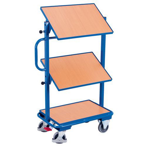 Chariot Acier L610 Pour Bacs - Plateaux - 200kg - Variofit