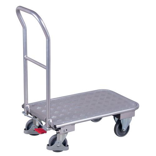 Chariot Alu Dossier Rabattable - 720x450 - 150 Kg - Variofit