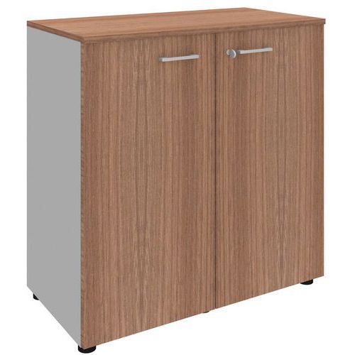 Armoire à Portes Battantes - Hauteur 90 - Noyer