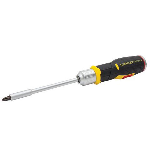 Stanley 1 Tournevis à Cliquet FatmaxÂ® Avec Jeu De 12 Embouts - Stanley