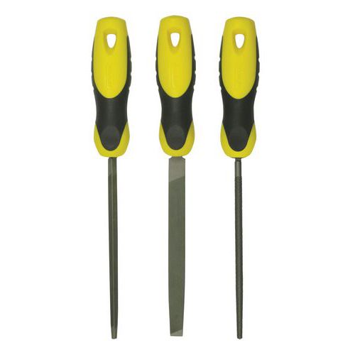Stanley 1 Jeu De 3 Limes Bâtardes 150mm - Stanley