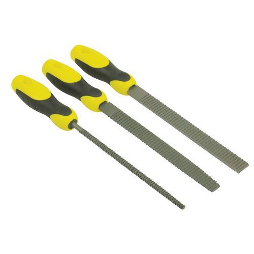 Stanley 1 Jeu De 3 Râpes Grosse Piqure - Stanley