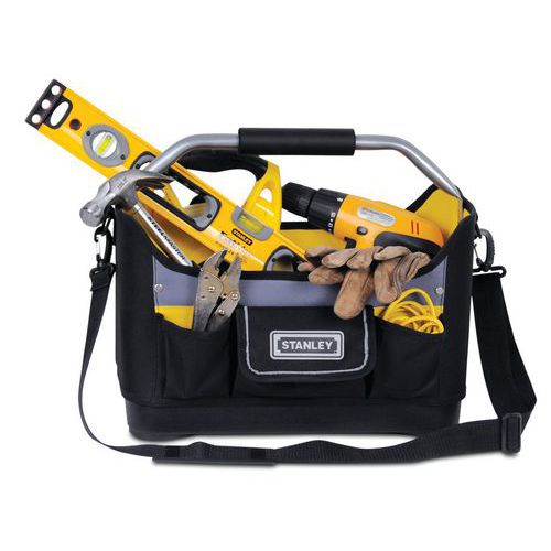 Panier porte-outils 40cm avec bandoulière - Stanley Panier porte-outils 40cm avec bandoulière - Stanley