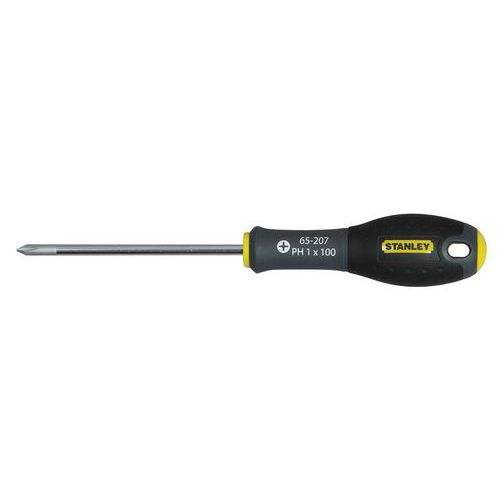 Stanley - Tournevis Phillips Fatmax PH4x200mm - Lame 200mm - Outillage à main professionnel