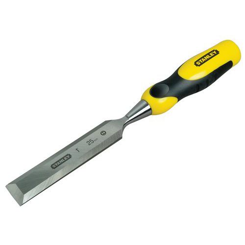 Stanley - Ciseau à bois bimatière 16mm - Lame robuste et manche ergonomique - Outillage professionnel