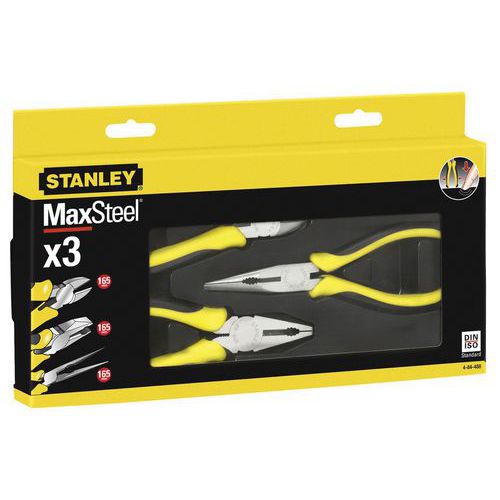 Stanley 1 Coffret De 3 Pinces Maxsteel - Stanley