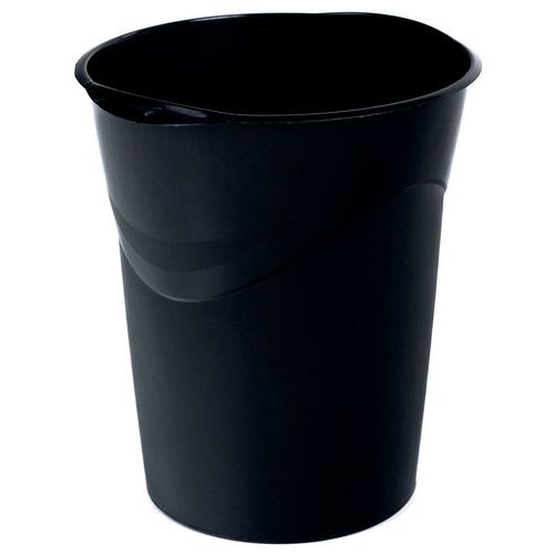 Corbeille à Papier Noire - Manutan