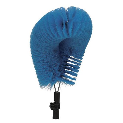 Brosse Flexible 530 Mm Fibres Souples Bleu
