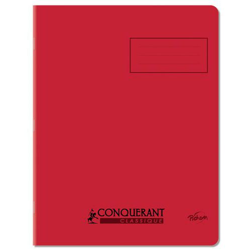 Cahier polypropylène 90g 96 pages seyes 17x22 cm  - rouge thumbnail image 1
