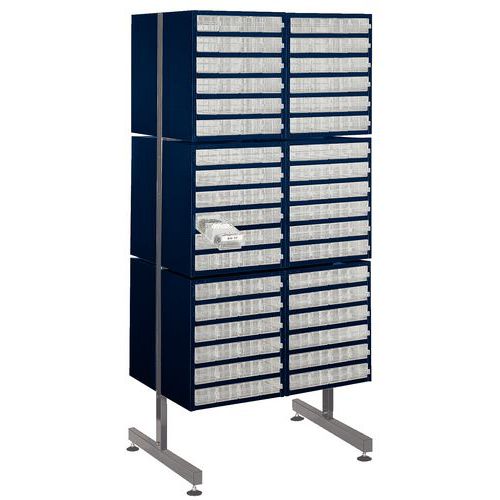 Support-cloisons Pour 12 Blocs-tiroirs 2 50 Mm
