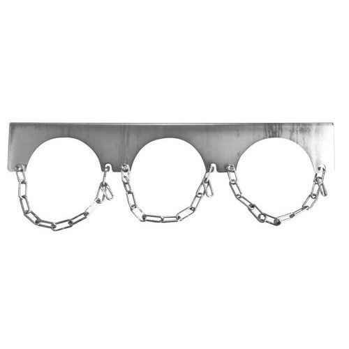 Sameto Technifil - Support Mural pour Bonbonnes de Gaz - 3 Bouteilles Ø 320mm - Bras 1140mm - Recyclable