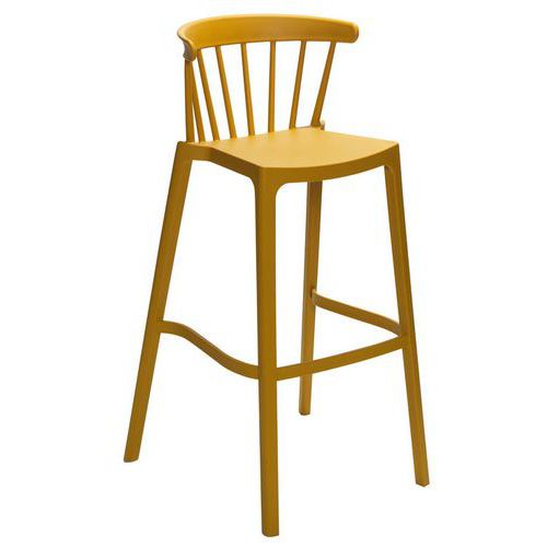 Tabouret Empilable Windson Jaune Ocre Polypropylène