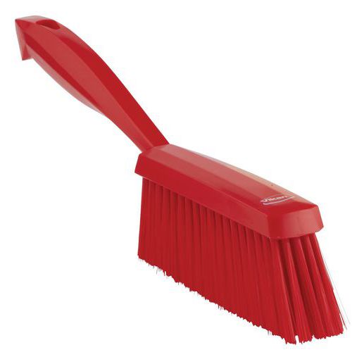 Balayette 330 Mm Fibres Souples Rouge Manche Ergonomique
