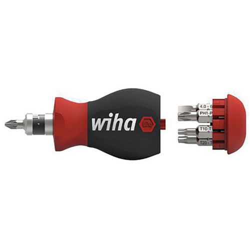 Tournevis Stubby Avec Magasin De 7 Embouts Doubles