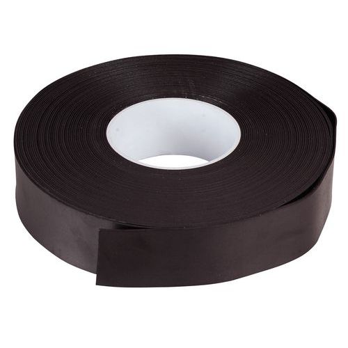 Braillon Magnetics - Ruban Magnétique Plasto-Ferrite 2 Faces - 25m x 20mm x 1.5mm - Flexible et Durable