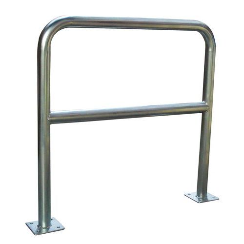 Barrière De Trottoir Galvanisé Sur Platine - L: 2000mm