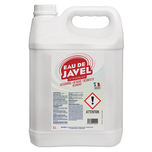 Eau de javel 5 L Manutan.fr
