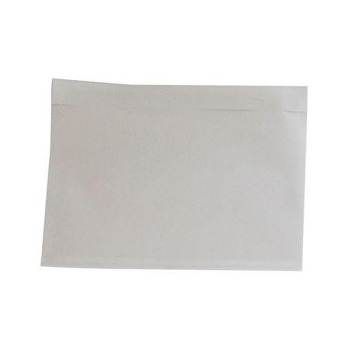 Pac List - Pochette porte-documents C6 renforcée - 162x120 mm - Transparent - Lot de 1000 - Recyclable