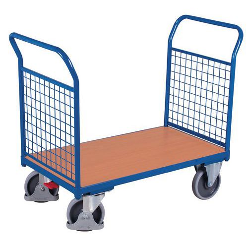 Chariot Habillage Grillagé - Capacité 400kg - 2 Dossiers
