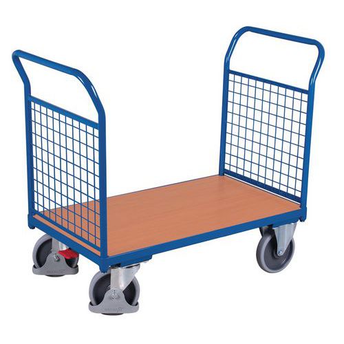 Chariot Habillage Grillagé - Capacité 500kg - 2 Dossiers