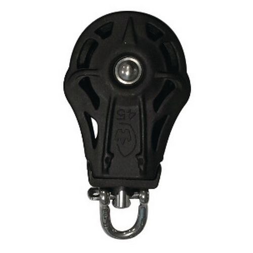 Godet - Poulie Simple CMU 180kg - Réa 45mm - Corde 10mm - Levage Interdit