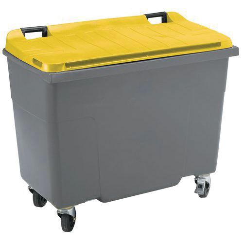 Container 500lcouvercle Jaune Prises Frontale /laterale