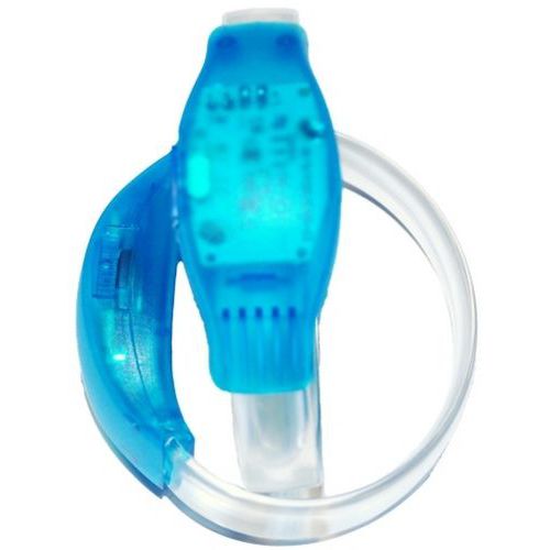 Bracelet Lumineux Led Avec Activation Sonore - Bleu