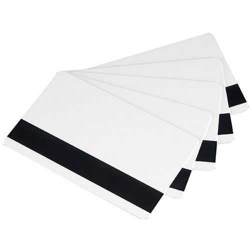 10 Cartes PVC Blanches SLE4442 Avec Puce Et Bande Magnétique