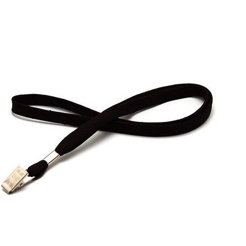 Cordon Tube 12 Mm Avec Pince Crocodile - Noir