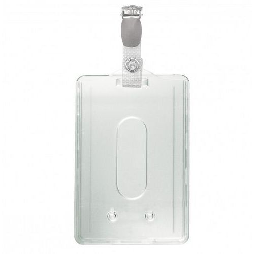 Porte-badge Rigide Prêt à L'emploi - Vertical