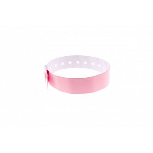 Bracelet Ã‰vénementiel Vinyle Type L - Mat - Rose Pâle