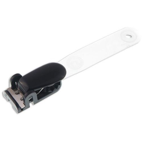 Pince Bretelle Plastique Avec Lanière Translucide - Noir