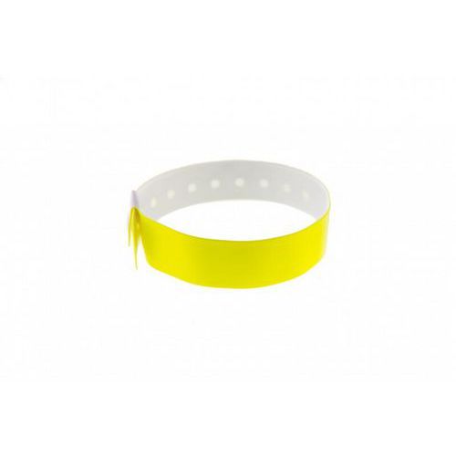Bracelet Ã‰vénementiel Vinyle Type L - Brillant - Jaune