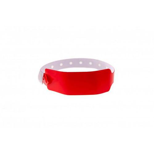 Bracelet Ã‰vénementiel Vinyle Extra-large - Brillant - Rouge