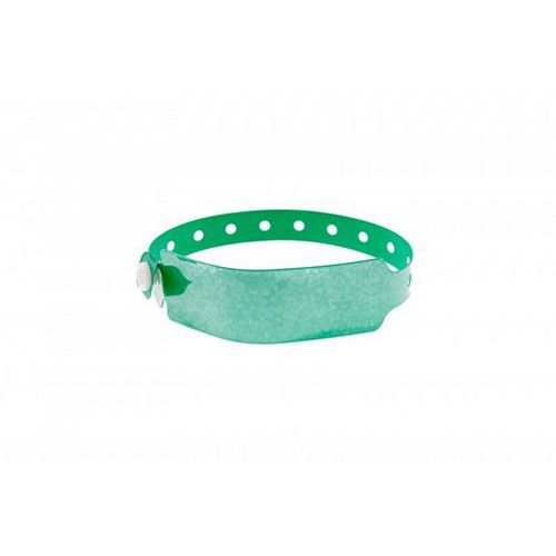 Bracelet Holographique Extra-large Avec Ã‰toiles - Vert