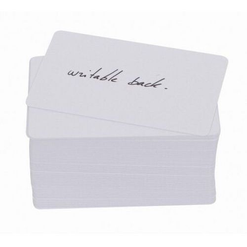 Carte Fine Pvc - 1 Face Avec Panneau D'écriture