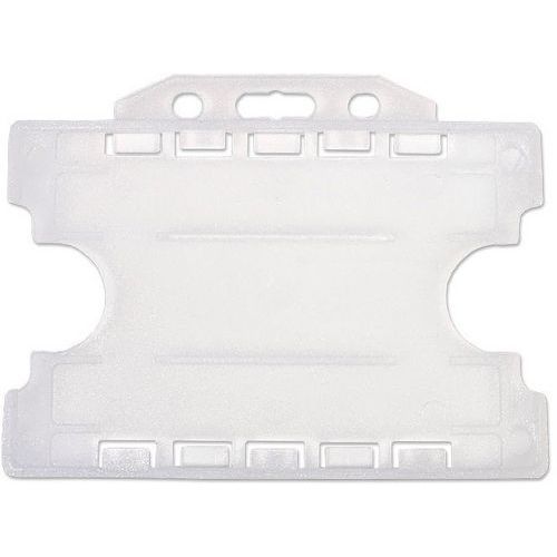 Porte-badge Ã‰co-responsable- Vertical - Transparent