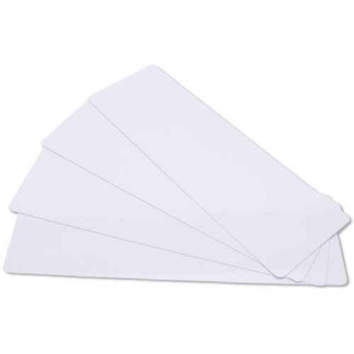 Carte Longue Pvc - Blanc - 150 X 50 Mm