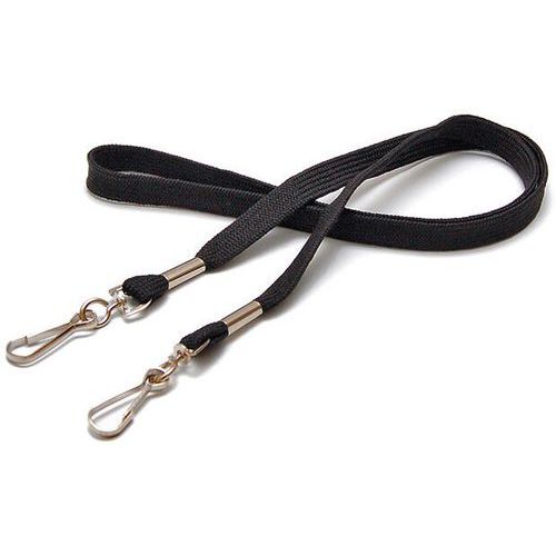 Cordon Tube 12 Mm Avec Double Attache - Noir