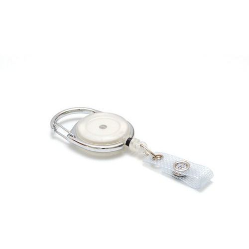 Enrouleur Rond Avec Attache Ceinture - Blanc Translucide