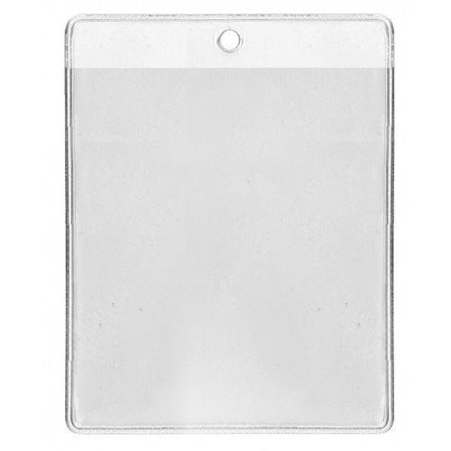 Porte-badge Pour Badge 86 X 101 Mm - Perforation Ronde