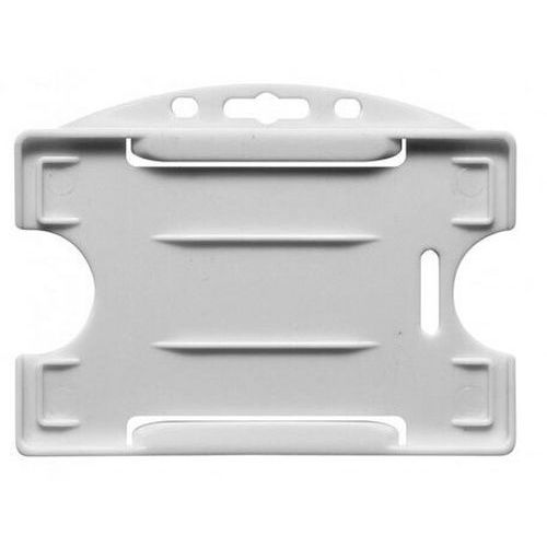 Porte-badge Pour 1 Carte - Horizontal - Blanc