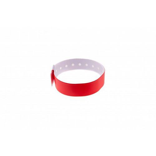Bracelet Ã‰vénementiel Vinyle Type L - Mat - Rouge