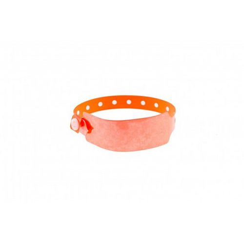 Bracelet Holographique Extra-large Avec Ã‰toiles - Orange