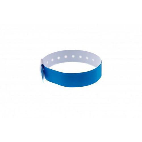 Bracelet Ã‰vénementiel Vinyle Type L - Mat - Bleu