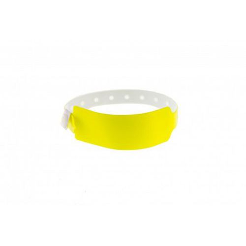 Bracelet Ã‰vénementiel Vinyle Extra-large - Brillant - Jaune