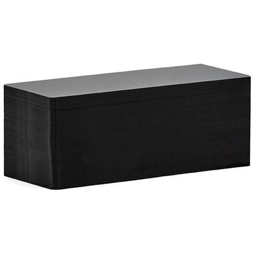 Carte Longue Pvc - Noir - 120 X 50 Mm