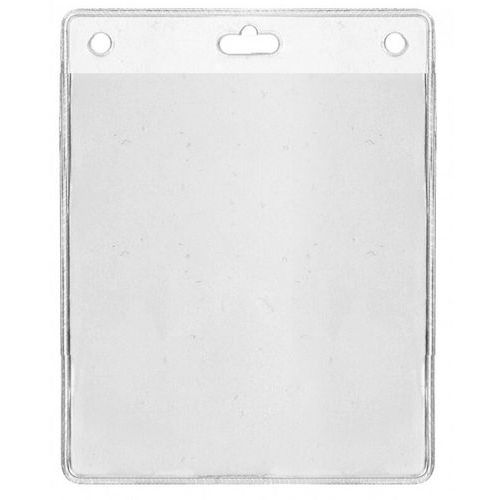 Porte-badge Pour Badge 86 X 101 Mm - Perforation Oblongue