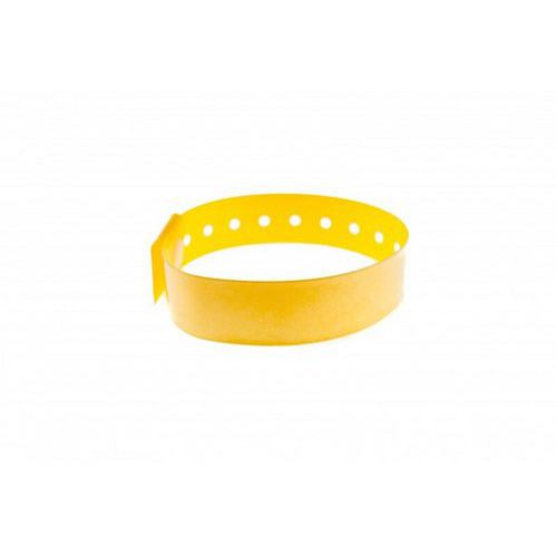 Bracelet Holographique Type L Avec Bulles - Jaune
