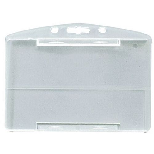 Porte-badge Translucide Protection 1 Face - Horizontal